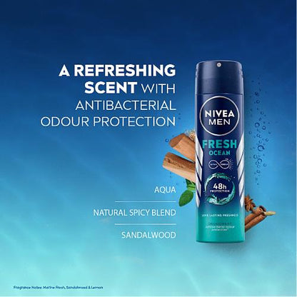 Nivea Men Fresh Ocean Deodorant 150 ml