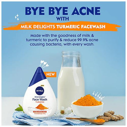 Nivea Milk Delight Turmeric Face Wash 50 ml