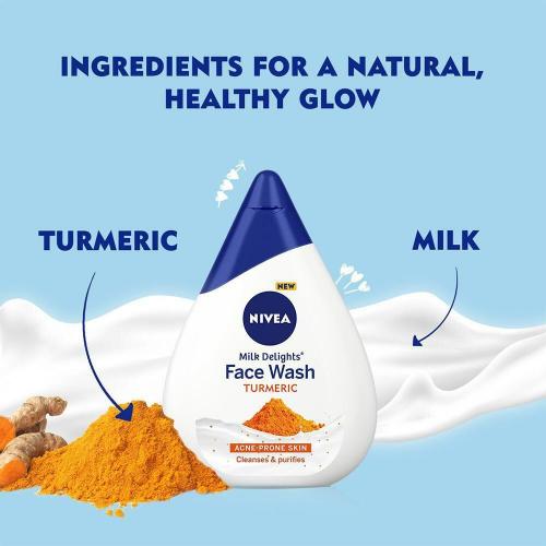 Nivea Milkdelight Turmeric Face Wash 100 ml