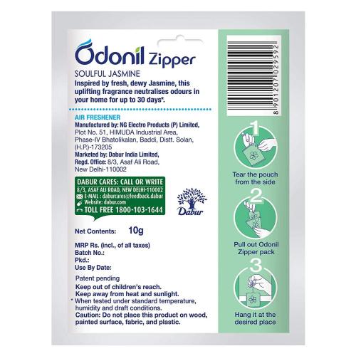 Odonil Jasmine Zipper 10 g
