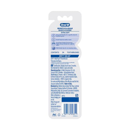 Oral B Sensitive Expert Toothbrush pack of 2