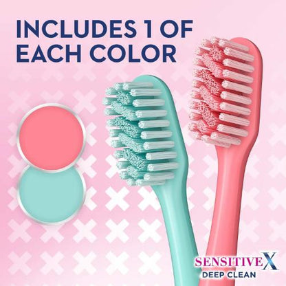 Oral B Sensitive X Toothbrush pack of 2