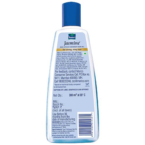 Parachute Jasmin Nonstiky Coconut Hair Oil 300 ml