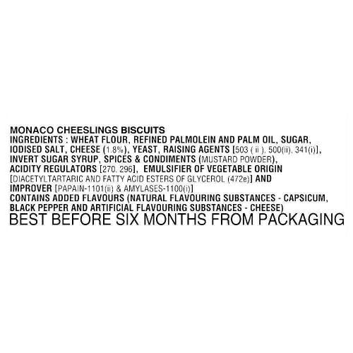Parle Monaco Cheeslings Jar 150 g