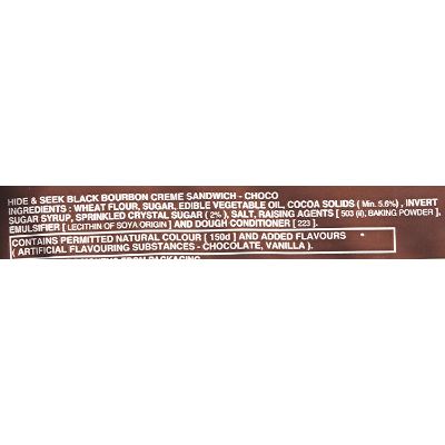 Parle Platina Hide & Seek Black Bourbon Choco 100 g