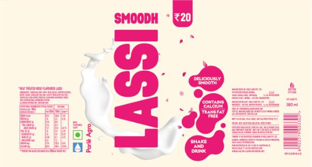 Parle Smoodh Lassi Pet 180 ml