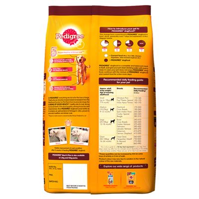 Pedigree Adult Meat & Rice 3 kg