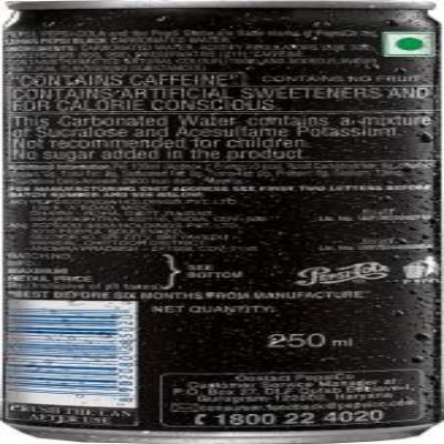 Pepsi Black Can 330 ml