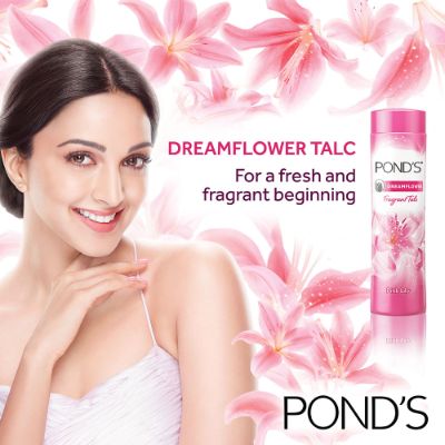 Ponds Dreamflower Fragrant Talcum Powder, Pink Lily 400 g