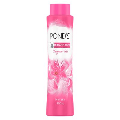 Ponds Dreamflower Fragrant Talcum Powder, Pink Lily 400 gm