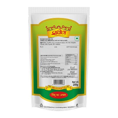 Pravin Mixed Pickle Pouch 200 g