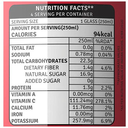 Raw Pressery Grape Fruit Juice 1 ltr