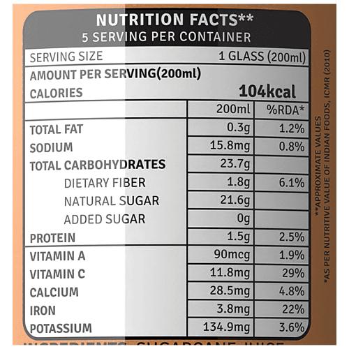 Raw Pressery Mixed Fruits 1 Ltr
