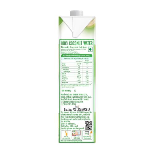 Real Active Coconut Water 1 ltr