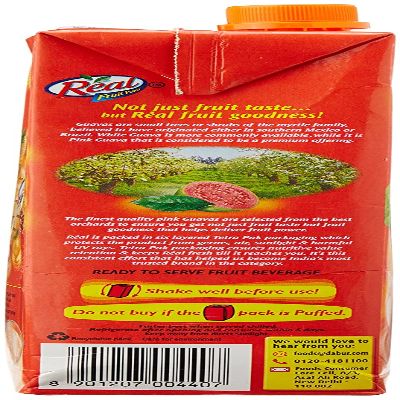 Real Pink Guava Juice Tetrapak 1 ltr