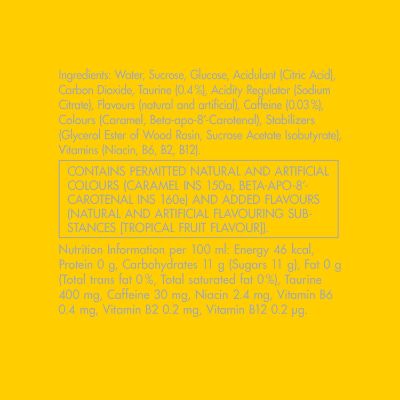 Red Bull Energy Drink The Yellow Edition Can 250 ml