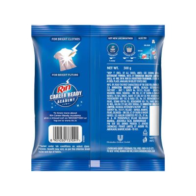 Rin Detergent Powder 500  gm