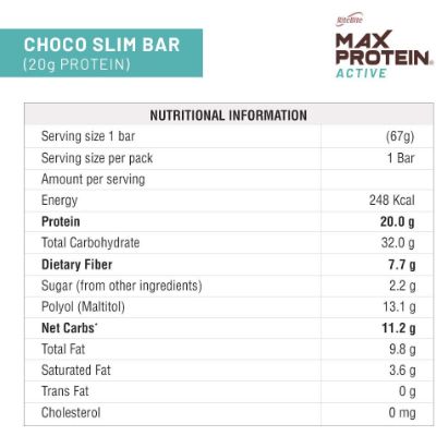 Rite Bite Max Protein Choco Slim 67 g