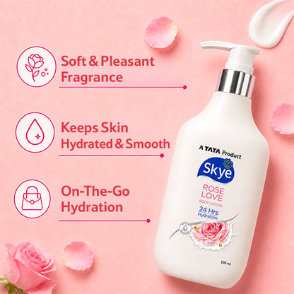 Skye Rose Love Body Lotion, 200 ml