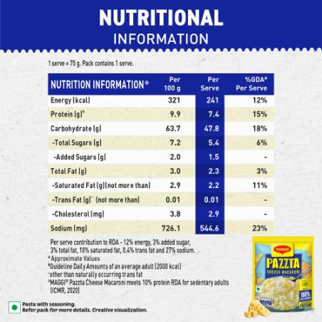 Maggi Cheese Macaroni Pazzta Pouch 70 gm