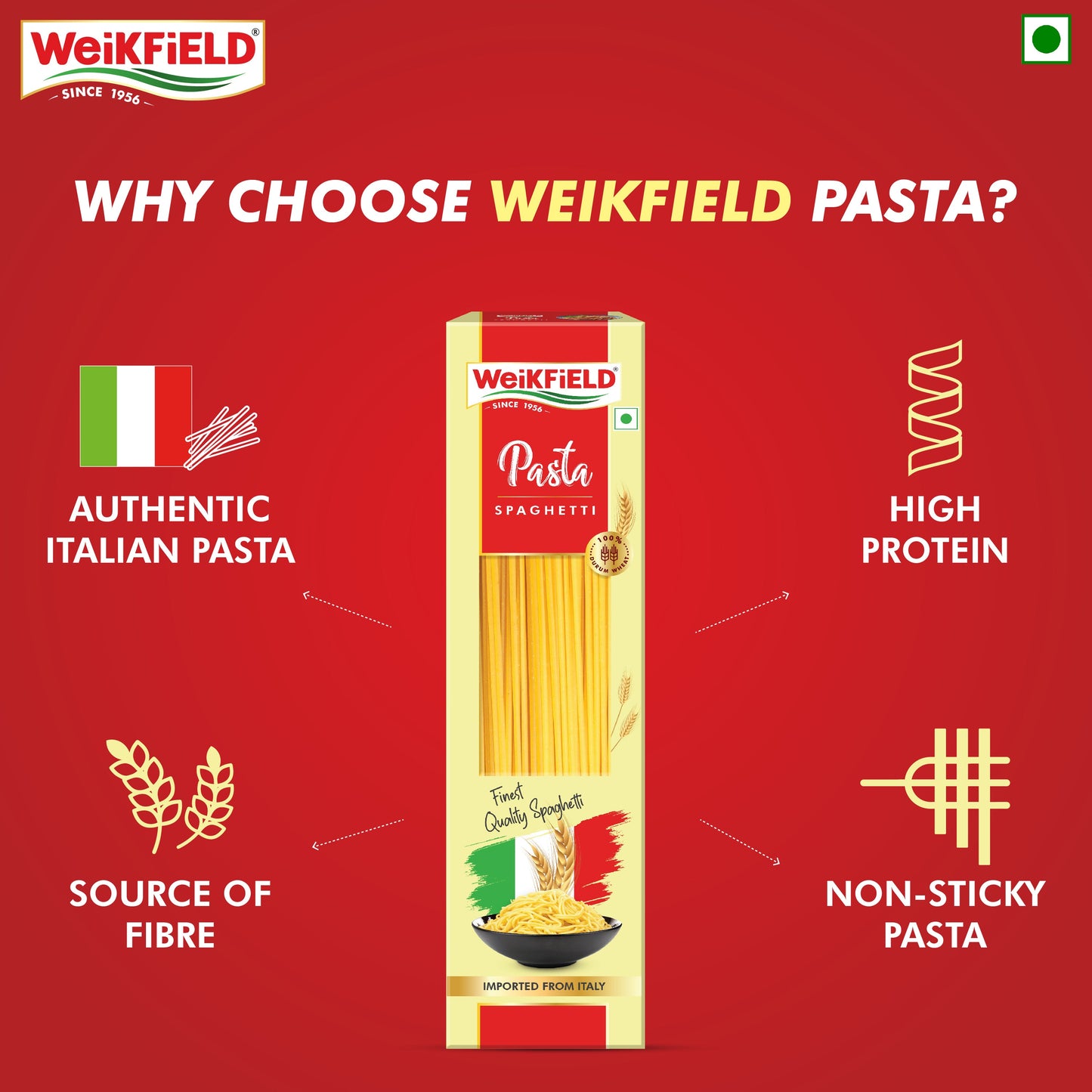 Weikfield Spaghetti Pasta 500 g
