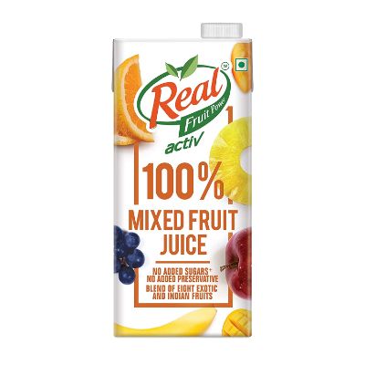 Real Active 100% Mixed Fruit Juice Tetrapak 1 ltr