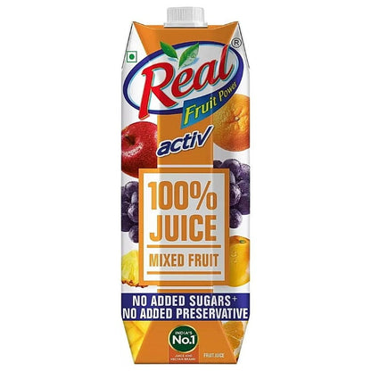 Real Active 100% Mixed Fruit Juice Tetrapak 1 ltr