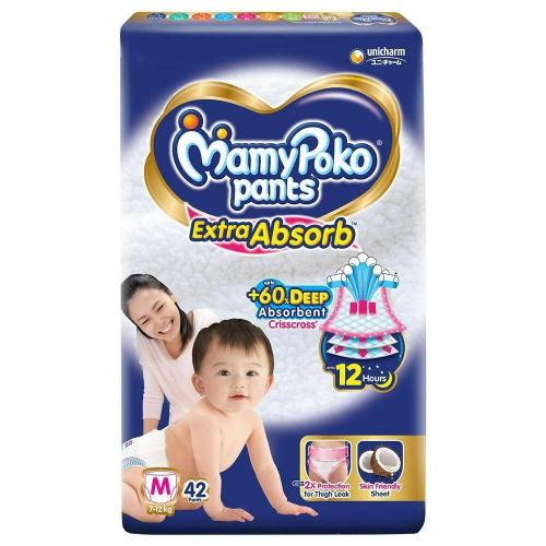 Mamy Poko Pant Style Medium Diaper Extra Absorb 42 pcs