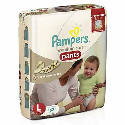 Pampers Premium Care Large Size Diaper Pants 44 pcs