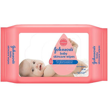 Johnson & Johnson Baby Skin Care Wipes 20 pcs