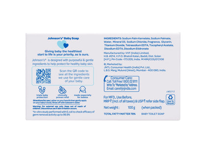 Johnson & Johnson Baby Soap Regular 100 g