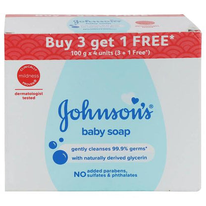 Johnson & Johnson Baby Soap (B3 G1 Free) 400 g