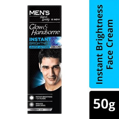 Glow & Handsome Instant Brightness Cream 2X Sun Protection 50  gm