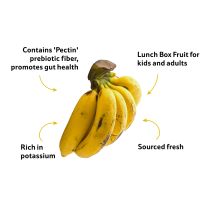 Starfresh Banana Yellaki Prepacked 8 Pcs ~ 600 g