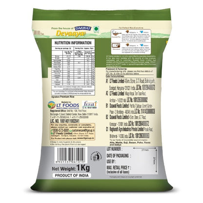 Daawat Devaaya Premium Basmati Rice 1 kg