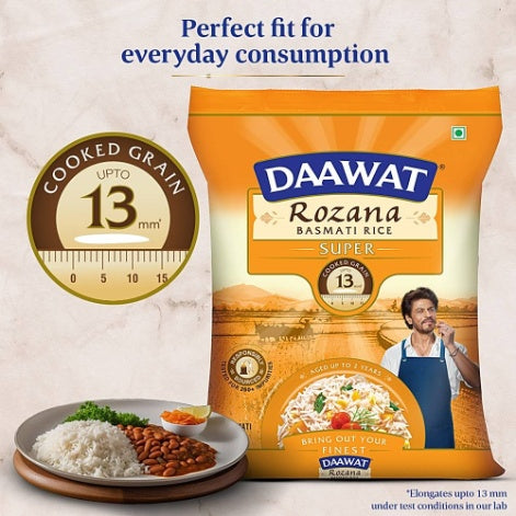 Daawat Rozana Super Basmati Rice 5 kg