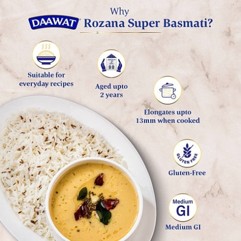 Daawat Rozana Super Basmati Rice 5 kg