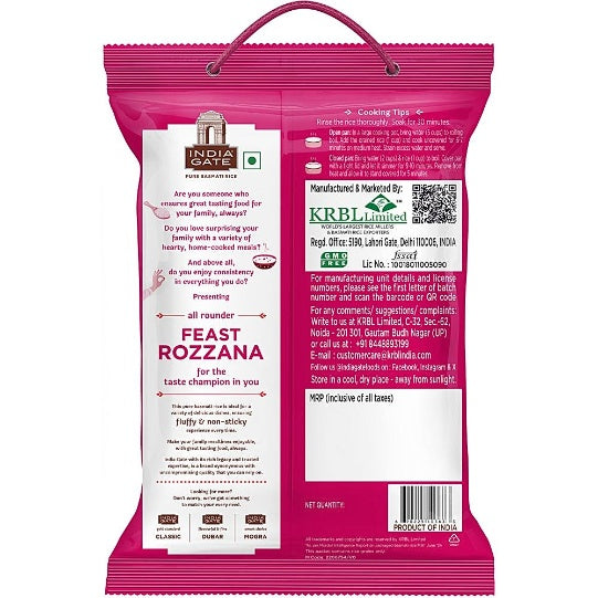 India Gate Rozana Basmati Rice 5 kg