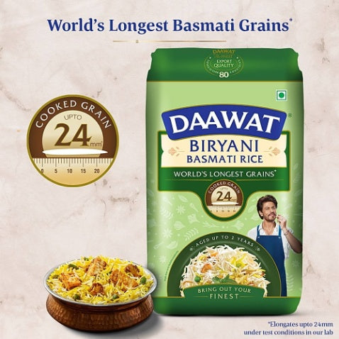 Daawat Biryani Basmati Rice 1 kg