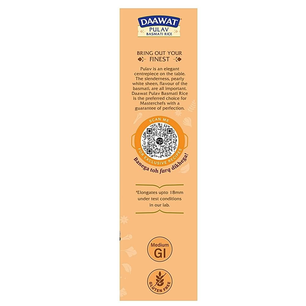 Daawat Pulav Basmati Rice 1 kg