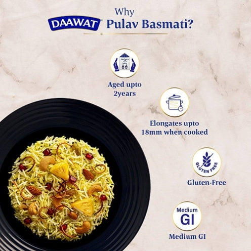 Daawat Pulav Basmati Rice 1 kg