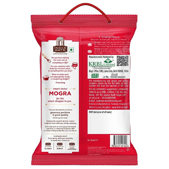 India Gate Mogra Basmati Rice 5 kg