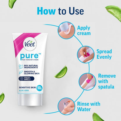 Veet Sensitive Skin Hair Removal 50 g