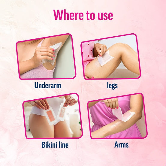 Veet Sensitive Skin Wax Strips Kit 20 pcs