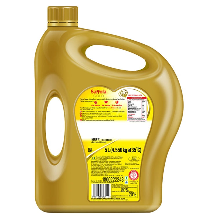 Saffola Gold Oil 5 ltr