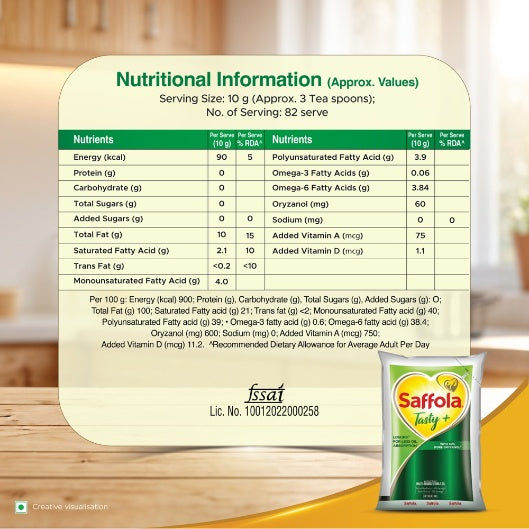 Saffola Tasty Oil 1 ltr