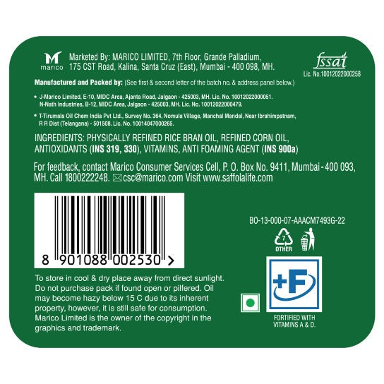 Saffola Tasty Oil 1 ltr