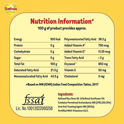 Saffola Gold Oil 15 ltr