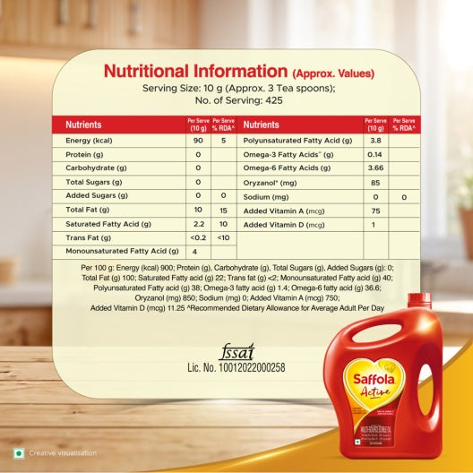 Saffola Active Oil 5 ltr
