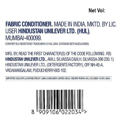 Comfort After Wash Morning Fresh Fabric Conditioner 860 ml